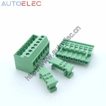 

10sets Pitch5.08mm 7P Screw Plug-in Terminal Blocks connector US15mm Din Rail Mounting instead of:MSTBVK 2.5/ 7-G-5.08 - 1788774