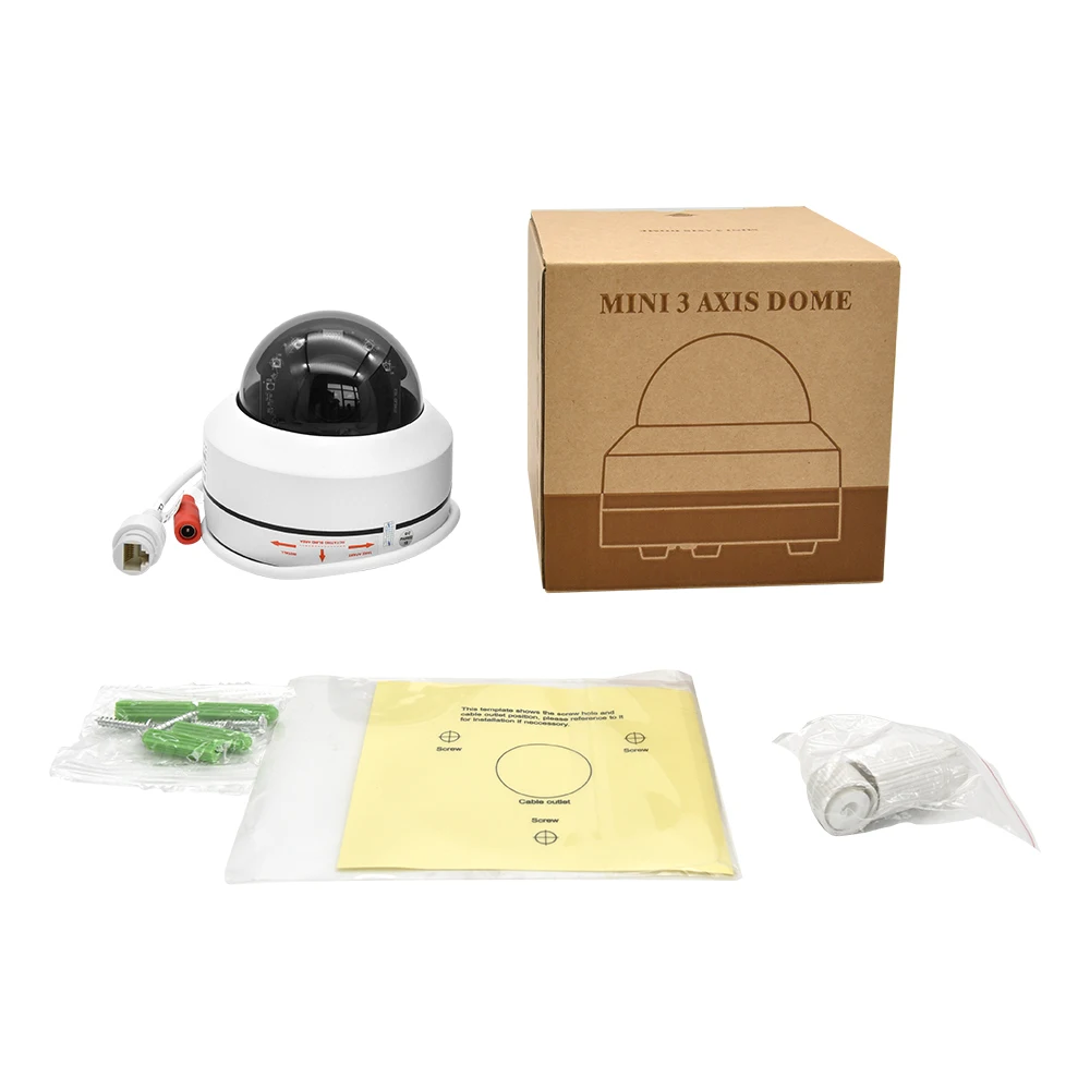 PTZ 5MP 4X купольная POE IP камера 2 8 мм 12 CCTV безопасности IR H.265 P2P Plug & play с Hikvision NVR