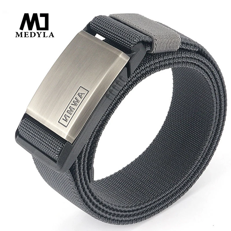 Medyla Men's Belt Metal Nylon Buckle Tactical Belt Fashion