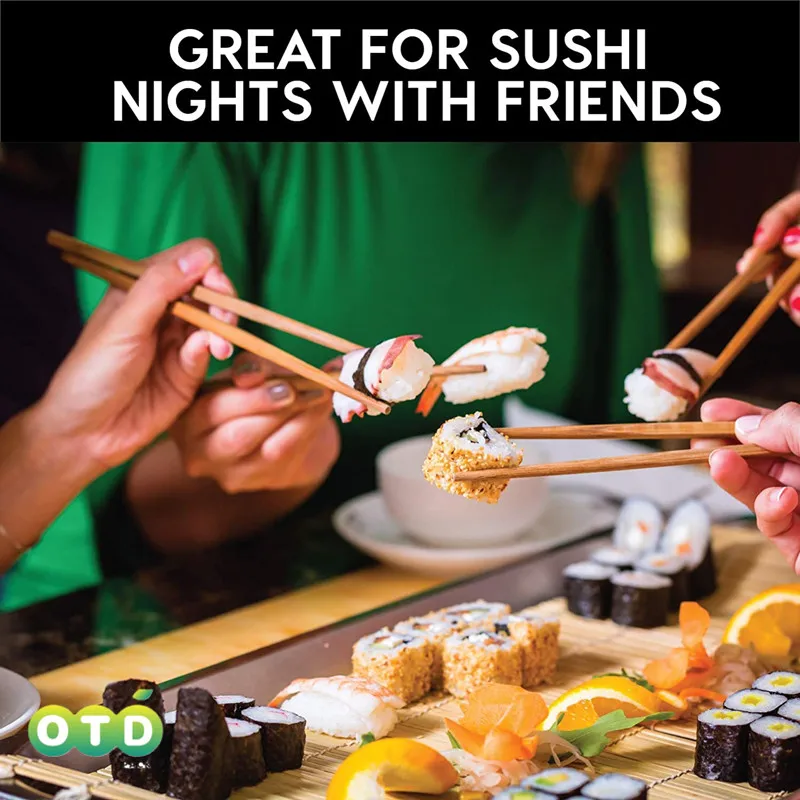 Chinese Restaurant Bamboo Chopsticks Premium Disposable Chopsticks Individually Wrapped Multi Pack Japanese Sushi