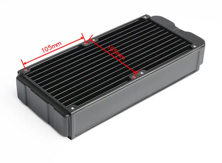 alumínio, compatível com 120 ventiladores, 120, 240, 360, 45mm de espessura