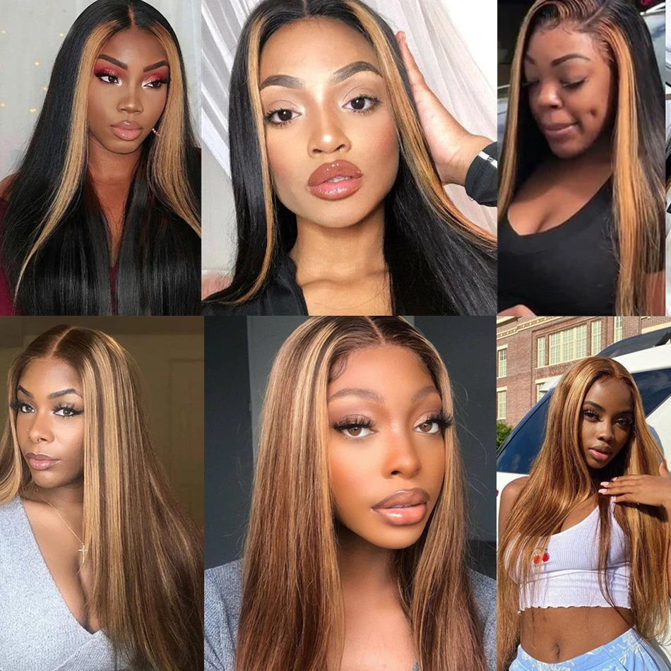 Dianteira do Laço Peruca de Renda 13x4 em Linha Polegada Destaque Loira Peruca Cabelo Humano Bob Reta Rendas Frontal Perucas Preto Mulher Completa hd Transparente 30 4 Cheap Apliques com cabelo humano