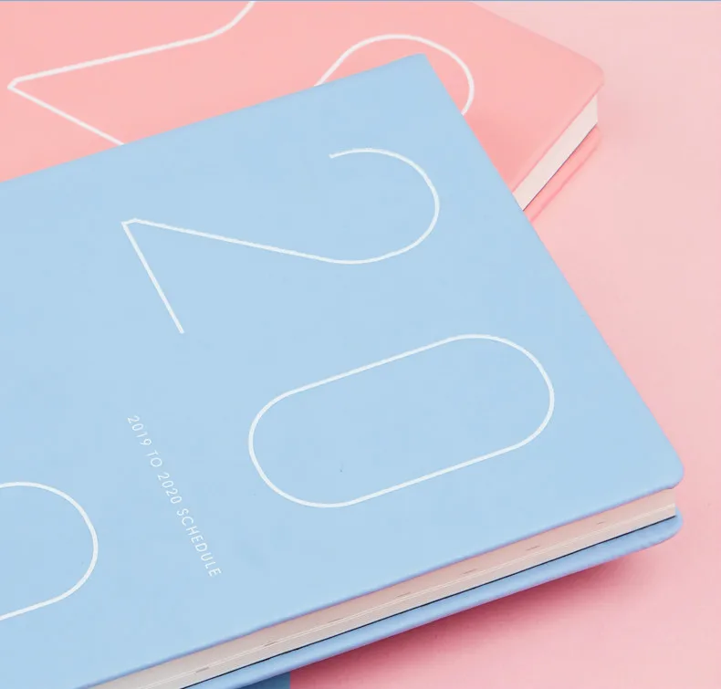 Корейский Macaron Agenda планировщик Органайзер Kawaii твердый переплет дневник для девочек записная книжка журнал уплотненный блокнот для планирования