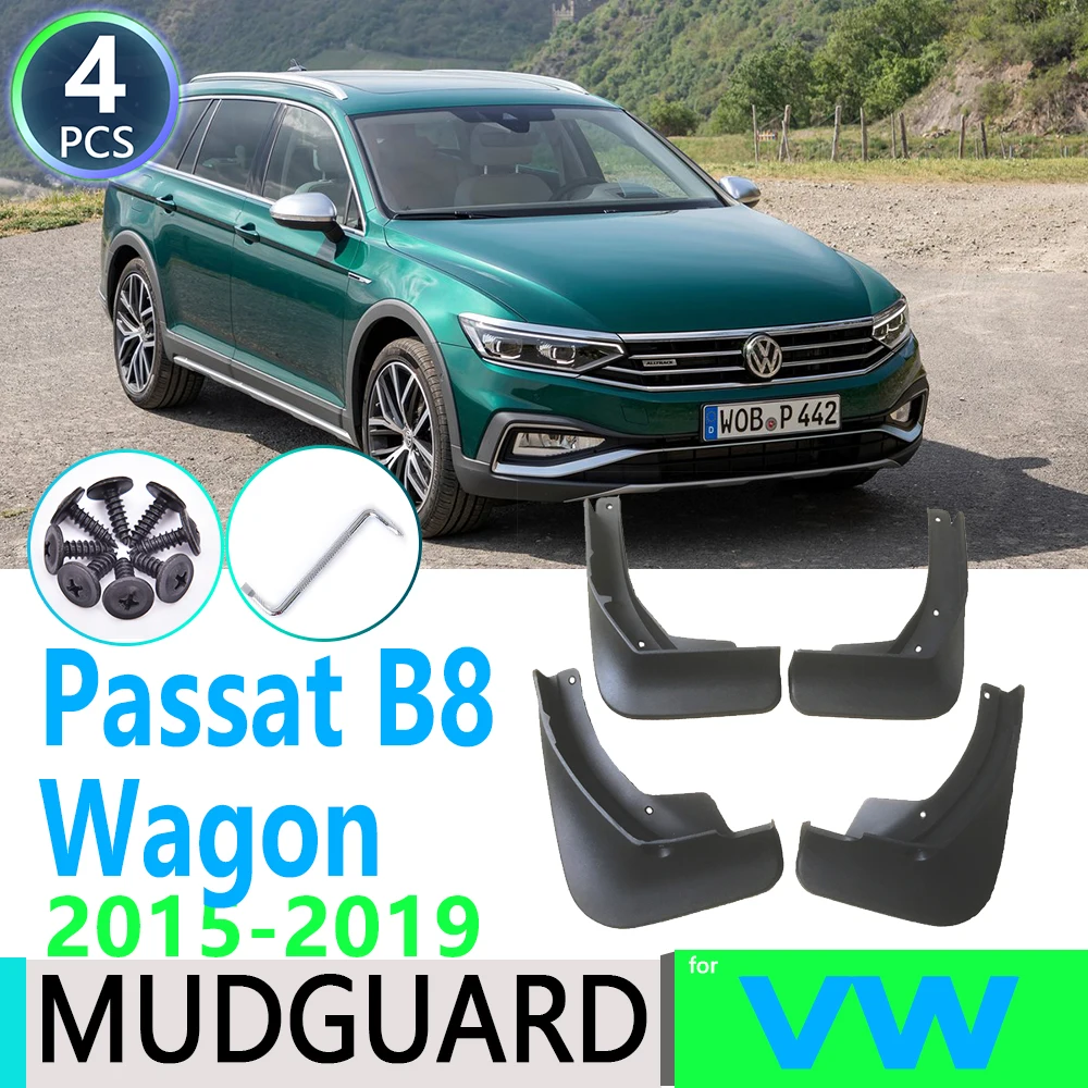 Guardabarros Para Volkswagen Passat CC 2013-2018 - Protección Contra Salpicaduras Y Desgaste