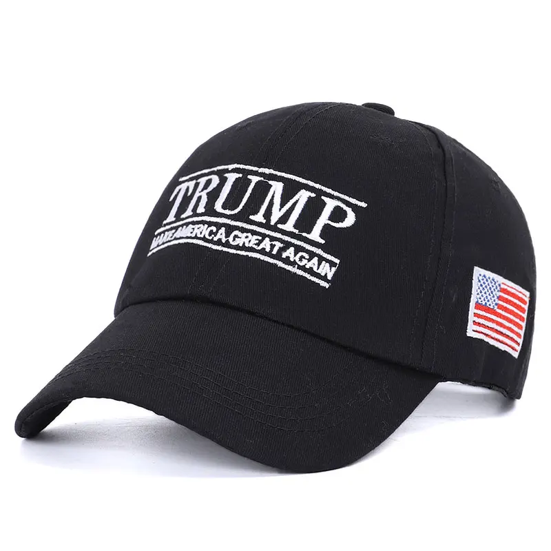 Black-3 Дональд Трамп, камуфляжная бейсболка с флагом США, бейсболка с вышивкой - Цвет: Black-3