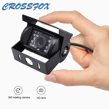 

HD Car Reversing Parking Backup Camera Truck Backup Camera 18 LED IR Night Vision Vehicle Rear View Cam For Trailer Pickups RV