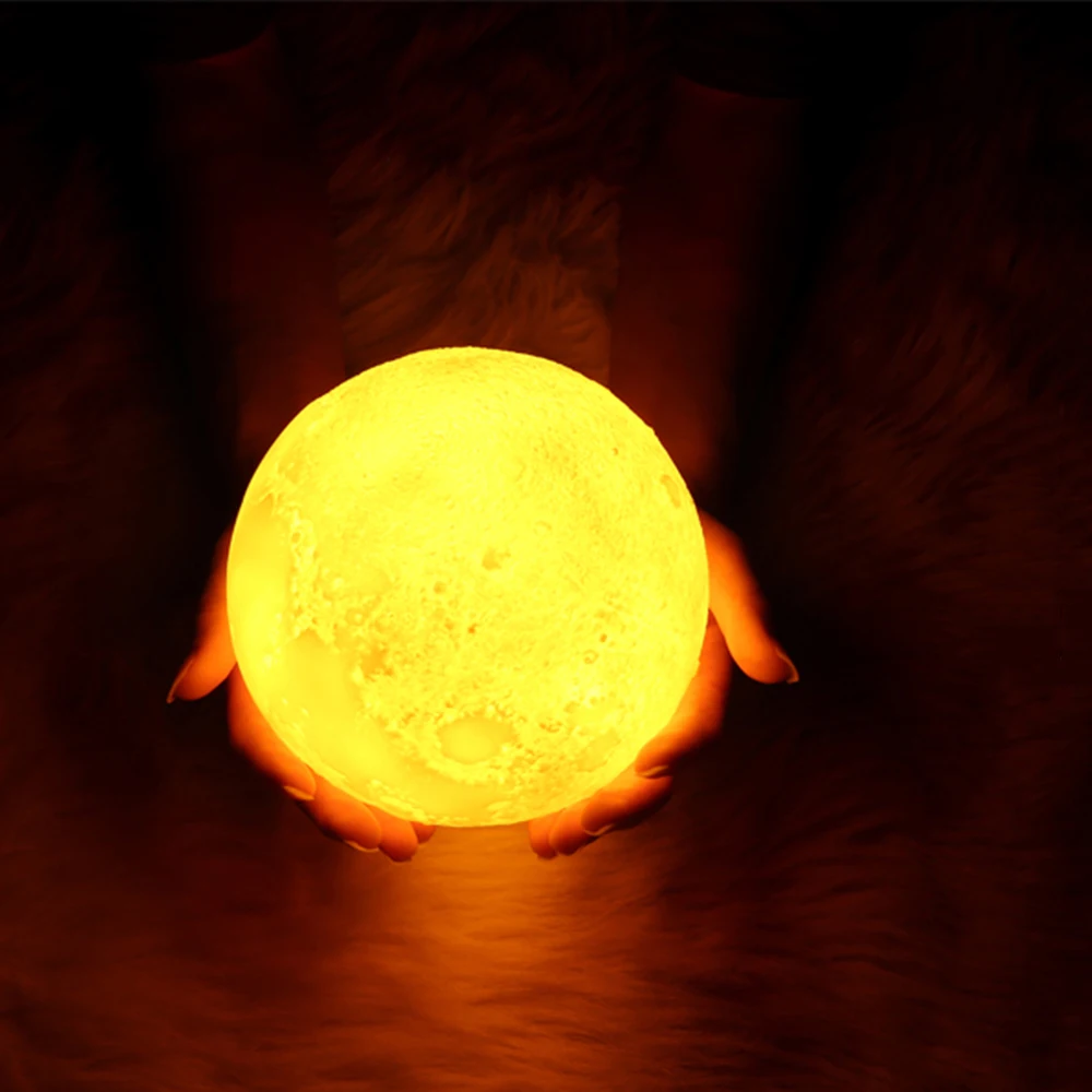 3D Луны лампа 880 мл светодиодов увлажнитель ночник Арома диффузор эфирного масла USB увлажнитель воздуха
