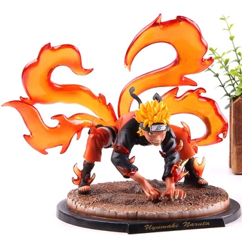 

Naruto Shippuden Uzumaki Naruto Kyuubi Figure Anime GK Statue Action Figure Anime PVC Collectible Model Toy