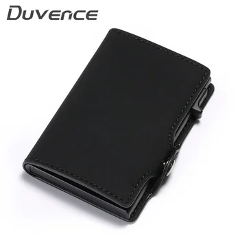 

Duvence Business Card Holder for Men Anti-magnetic Women Bank Credit Card Holder Minimalist Male Wallet Antitheft Case Pocket