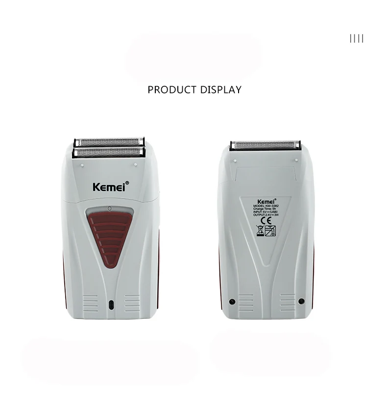 Kemei Парикмахерская отделка электрические бритвы для Для мужчин USB аккумуляторная
