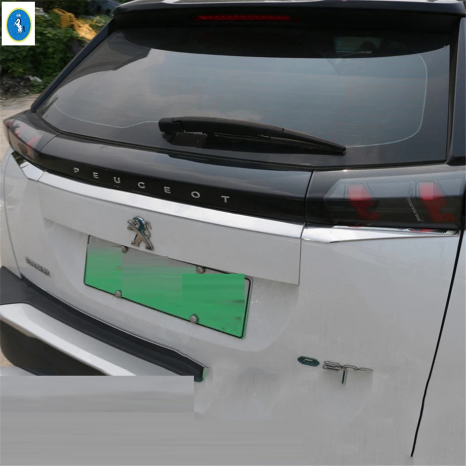 PEUGEOT 2008 - CHROME Rear Strip Trunk Tuning Lid 3M Boot