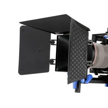 

DP500 SLR Shoulder Stand Matte Box 15mm Slideway System DSLR Camera Lens Hood for Canon Fuji Sony Nikon Mirrorless Camera