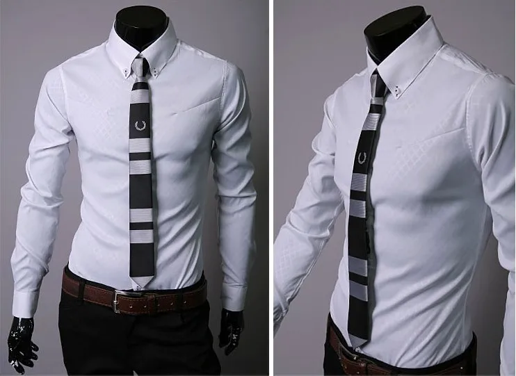 Корейская мода плюс размер клетчатое платье рубашки для мужчин Slim Fit рубашка с длинным рукавом осеннее платье рубашки Camisa Masculina M-5XL