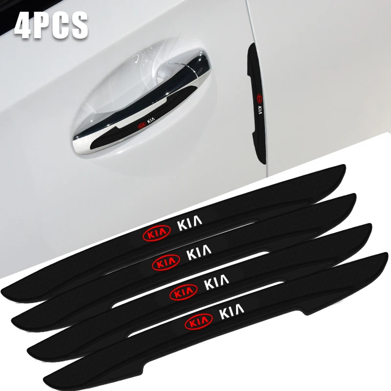 4pcs car door anti-scratch collision sticker handle protection for Kia morning ceed sorento k5 2 emblem sportage picanto cerato |