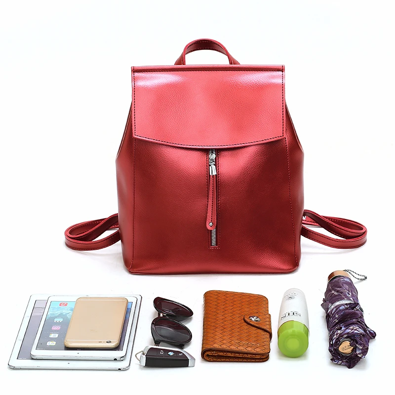 Женские кожаные рюкзаки, Большой Вместительный рюкзак для девочек, школьные сумки для девочек-подростков, рюкзак