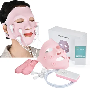 

Facial Silicone Mask Photon Therapy Acupoint Vibration Mask Skin Care Reduce Wrinkle Rejuvenation Lift Massage Instrument Tool