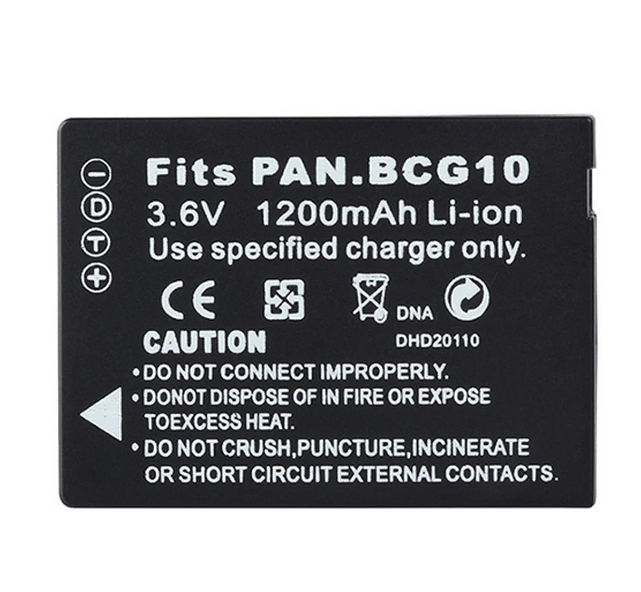 Batteria per Panasonic Lumix DMC-TZ31 DMC-TZ30