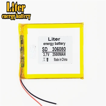 

2500 mA battery B39HDS 306080 dedicated MP5 built-in battery 3.7V battery
