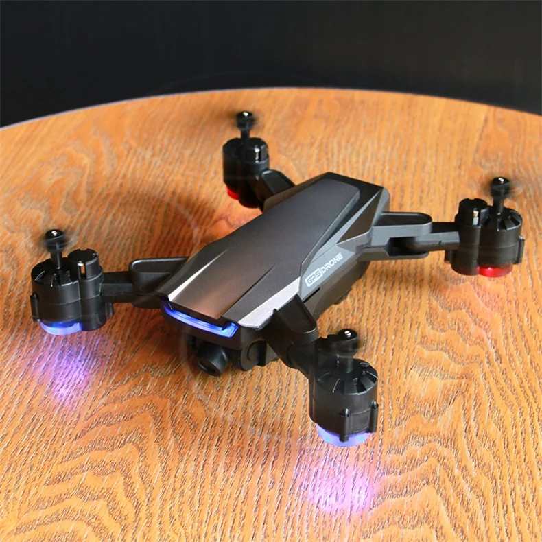 Global Drone GW89S gps Дроны с камерой 4 K/1080 P HD регулируемый шарнир Follow Me Wifi FPV Квадрокоптер RC Dron VS F11 E520S SG907