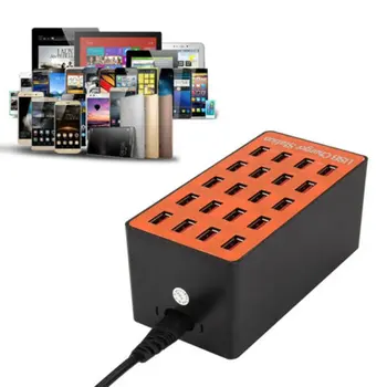 

USB Smart Charger 20 Ports USB Hub Fast Charging Station Power Adapter Universal For Phone iPhone 8 Plus X iPad Huawei