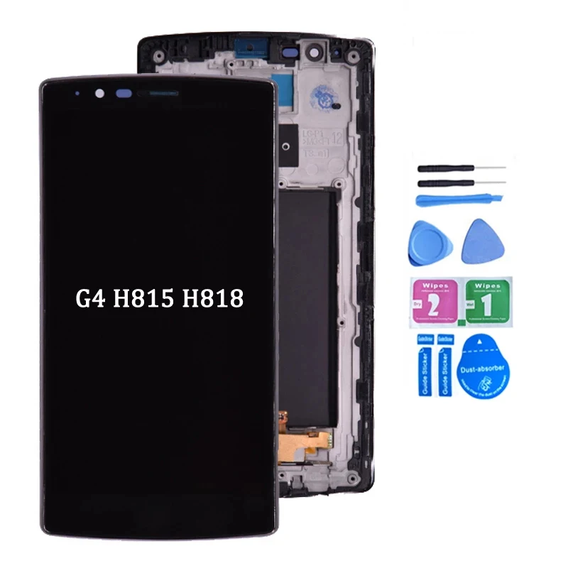 Original For LG G4 H810 H811 H815 VS986 LS991 F500L H818 LCD display and Touch Screen Digitizer with Frame free shipping | Мобильные