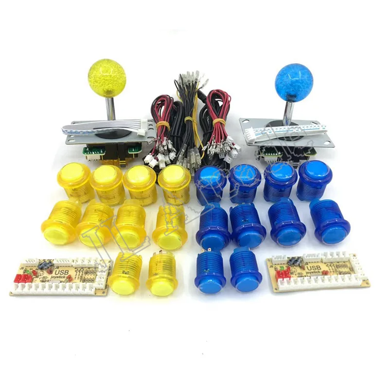 2 проигрывателя задержка джойстик Комплект Аркады своими руками части