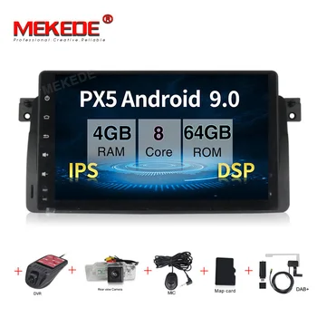 

MEKEDE Android 9.0 IPS DSP Car DVD Player for BMW E46 3 Series 318 320 325 M3 Rover 75 MG ZT BT 1080P GPS Navigation Radio Audio