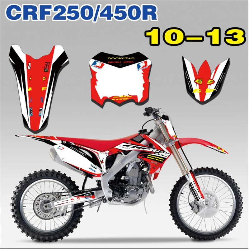 Фотообои и наклейки для Honda CRF250R CRF250 2010 2011 2012 2013 CRF450R CRF450 2009 12|Наклейки стикеры| |