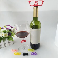 7 шт. бытовой силиконовый стекло es распознающее стекло знак с бутылкой пробка праздничные вечерние поставки