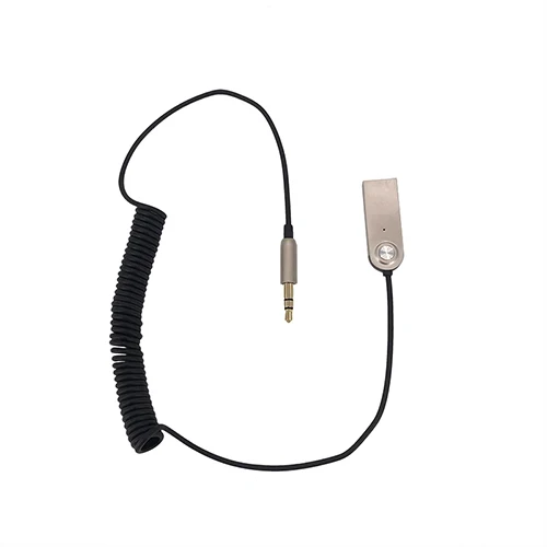 Беспроводной передатчик Bluetooth для аудио приема автомобильных громкоговорителей громкой связи - Цвет: Черный