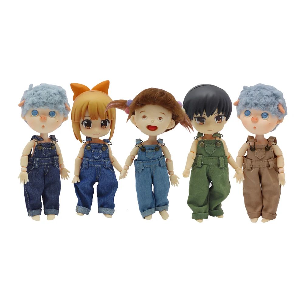 Obitsu 11 doll dress overalls clothes for OB11 Dolls Long pants