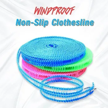 

Nylon Hanging Rope Windproof Drying Rope Clothes Hangers Plastic Non-slip 5M DIY clothing sewing Multifunction save space Rope