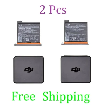 

2 Pcs 100% Original Battery For DJI Osmo Action With Battery Case Charaging 1300mAh Portable Accessories