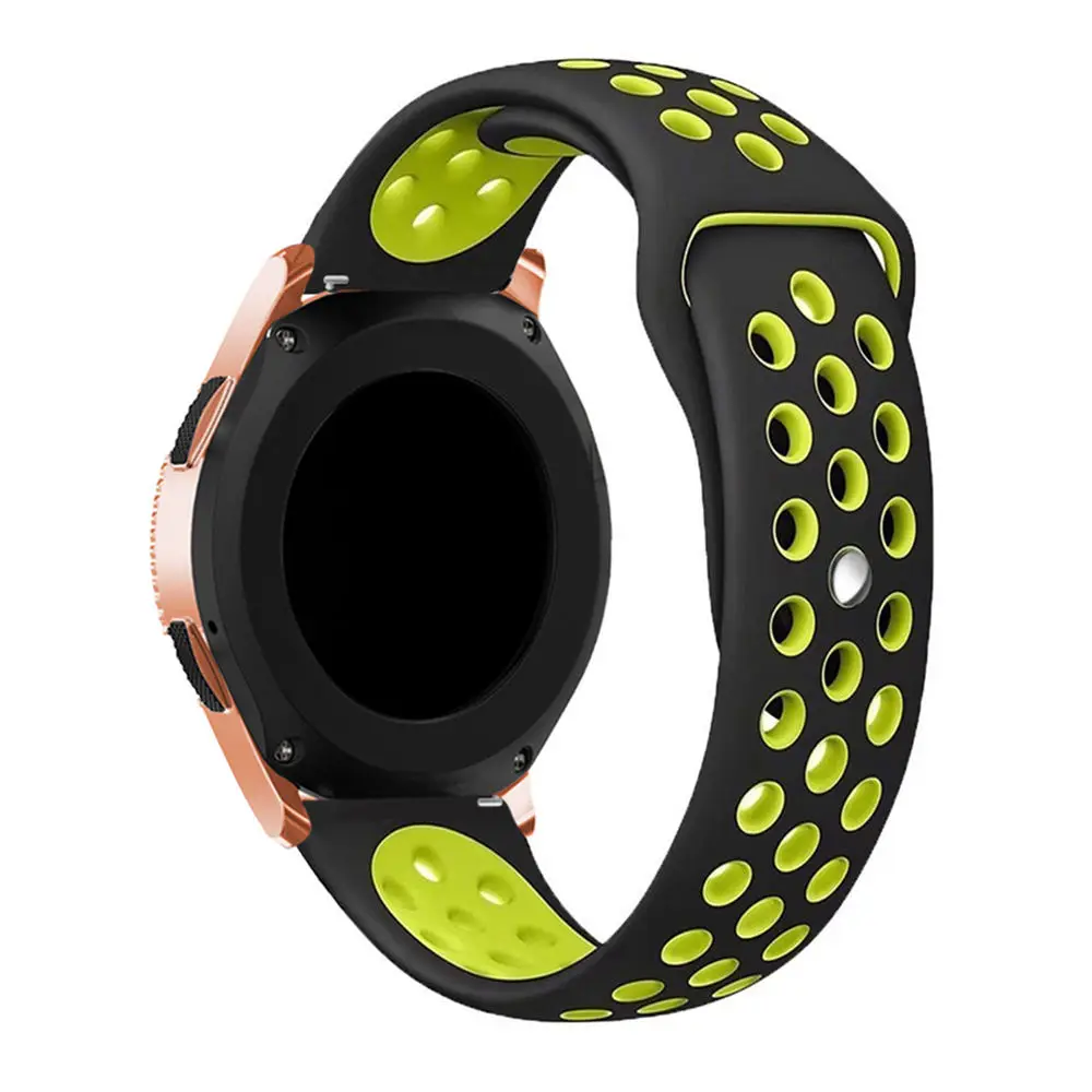 Ремешок для часов Samsung Gear S2 S3 Frontier Classic 22/20 мм huami amazfit gtr bip 42/46 huawei GT 2 galaxy active 40/44