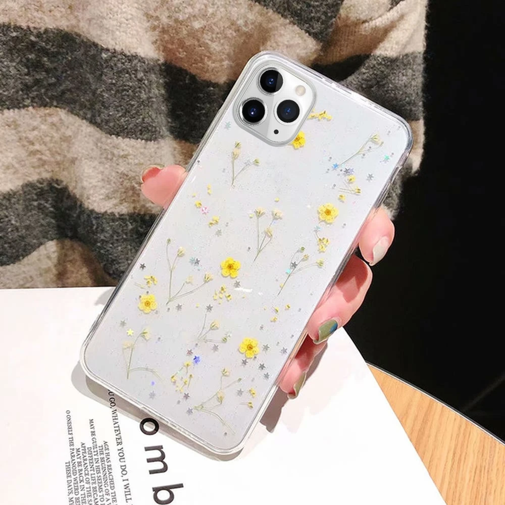 LAPOPNUT цветы Мягкая силиконовая задняя накладка из ТПУ чехол для IPhone 11 Pro X Xr Xs Max Xr 6 6S 7 8 Plus прозрачный противоударный прозрачный чехол