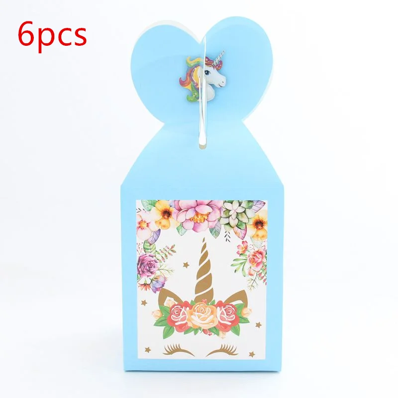 Candy 6pcs 10 шт., розовые тарелки с единорогом, вечерние принадлежности для детского душа, одноразовые тарелки с единорогом, украшения для дня рождения, тарелки с единорогом - Цвет: Candy 6pcs