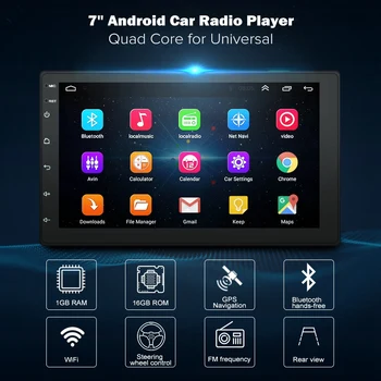 

7 inch Android8.1 2 Din Car DVD radio Multimedia Player GPS navigation Universal for Nissan peugeot toyota doble din Autoradio