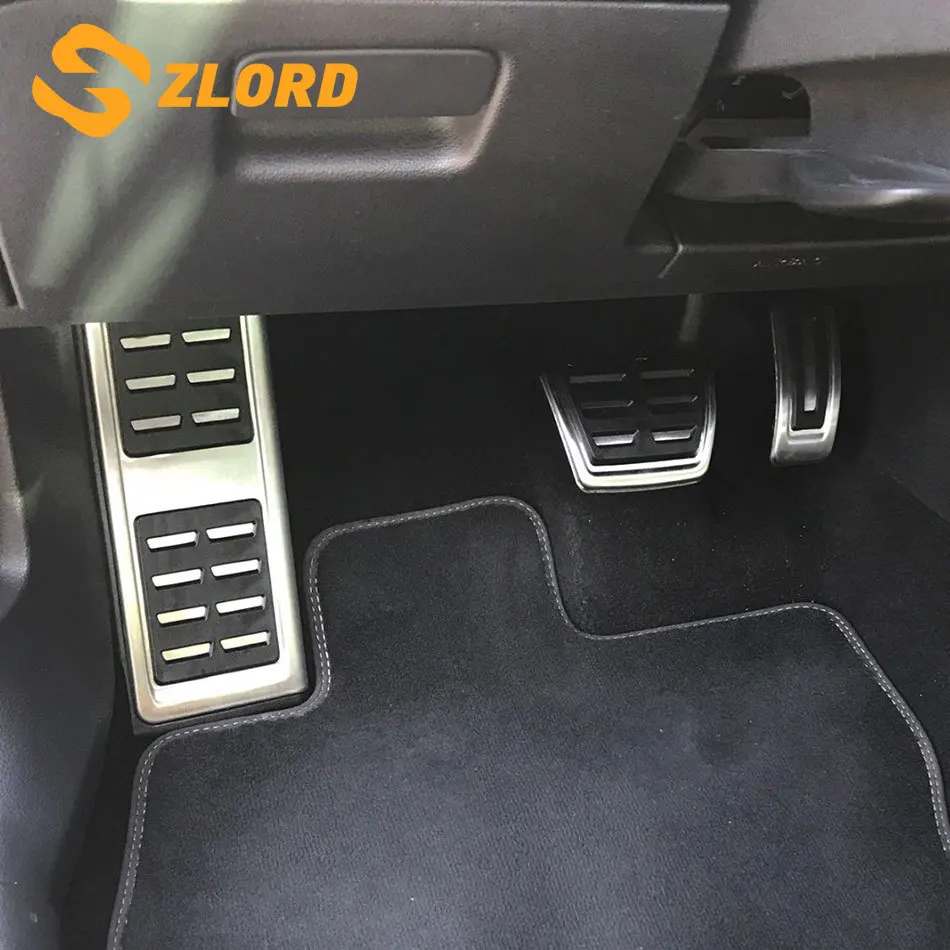 Zlord автомобильные педали для ног топливный тормоз сцепления Крышка Volkswagen VW POLO A05