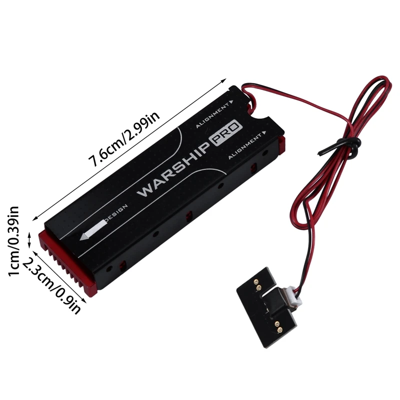 Радиатор для PCI-E NVME NGFF M.2 SSD 2280 лист жесткий диск кулер охлаждающий вентилятор красный