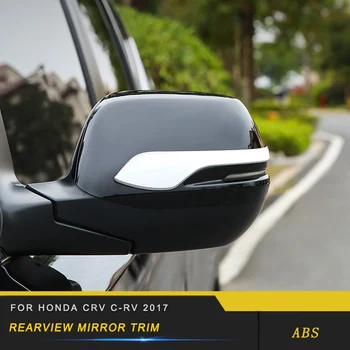 

Car Auto rearview mirror cover frame Sitcker decoration trim Accessories for Honda CR-V 5th 2017-2020