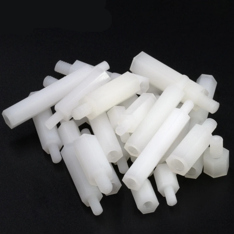M2.5 Nylon Hex Standoff Plastic Thread Motherboard Spacer Prototyping Accessories For PCB Computer /& Circuit Board Assortment Kit M2.5 Male ; Black Quadcopter Drone