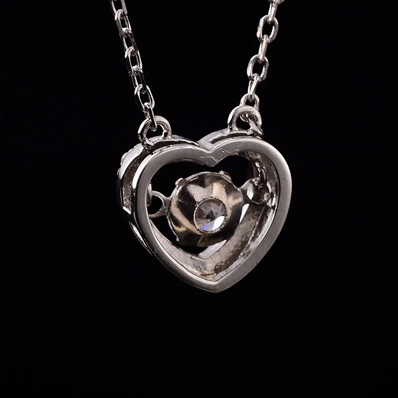 Круглые Подвески из серебра S925 пробы 0.50ct D VVS Kkmall | Украшения и аксессуары