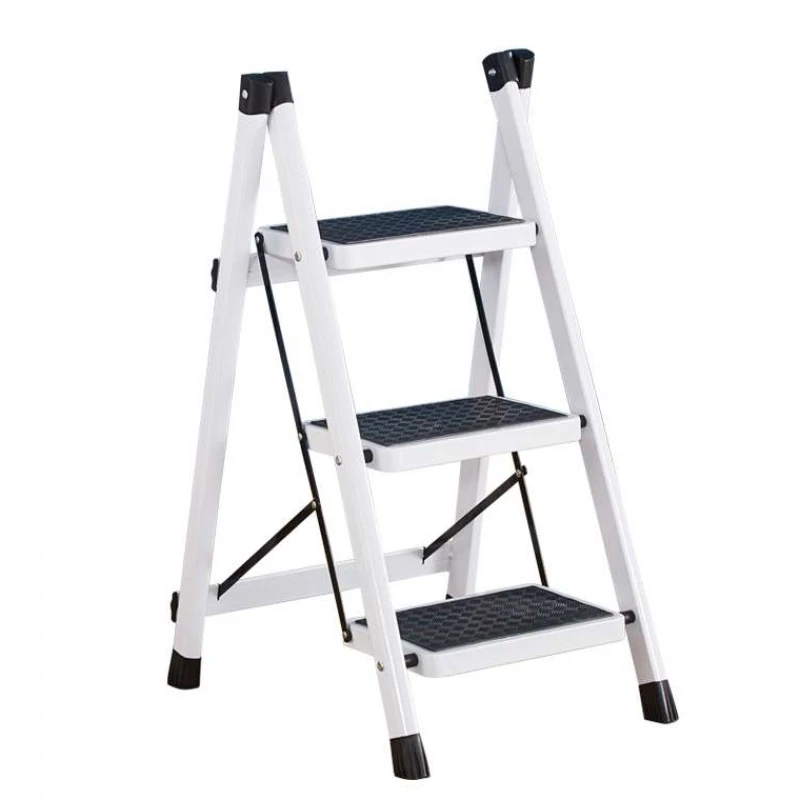 katlanir basamakli merdiven tabure uc adim kalinlasmis demir boru kapali mutfak step stools step ladders aliexpress