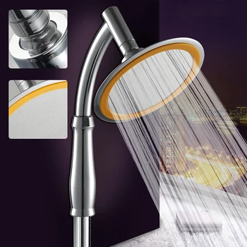 

Luxury Rain Shower Head 6 Inch Handheld Set High Pressure Bathroom Rainfall Gadgets Water Saving Showerhead