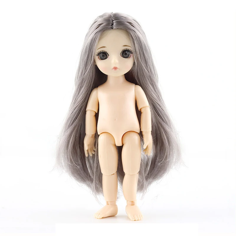 Новые 13 подвижные шарнирные куклы игрушки мини 16 см BJD Кукла-мальчик для маленькой девочки голый обнаженный тело модные куклы игрушки для девочек подарок