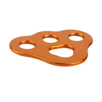 

27KN 4-hole Aluminum Paw Rigging Plate for Aerial & Tree Rock Climbing