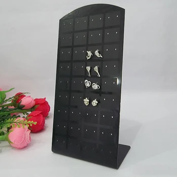 

New 72 Holes Earrings Ear Studs Jewelry Show Plastic Display Rack Stand Organizer Holder Showcase Drop Shipping HG-0952