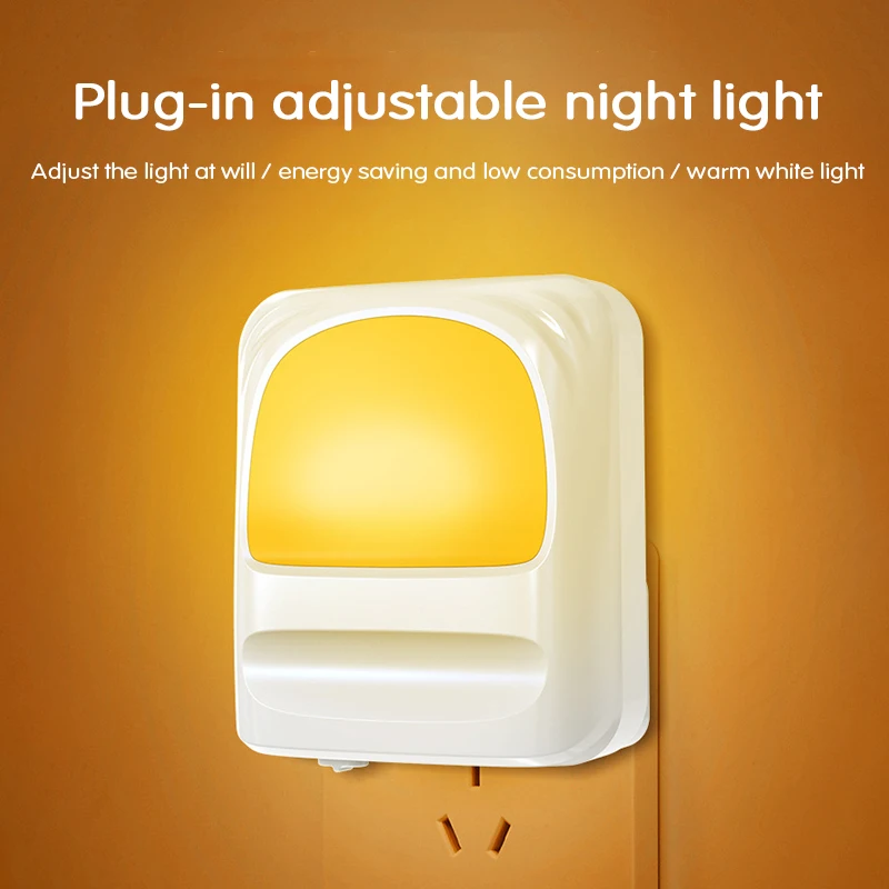LED Plug-in IR Motion Light Sensor Night Light Bedroom Slosets Lamp EU US Plug 