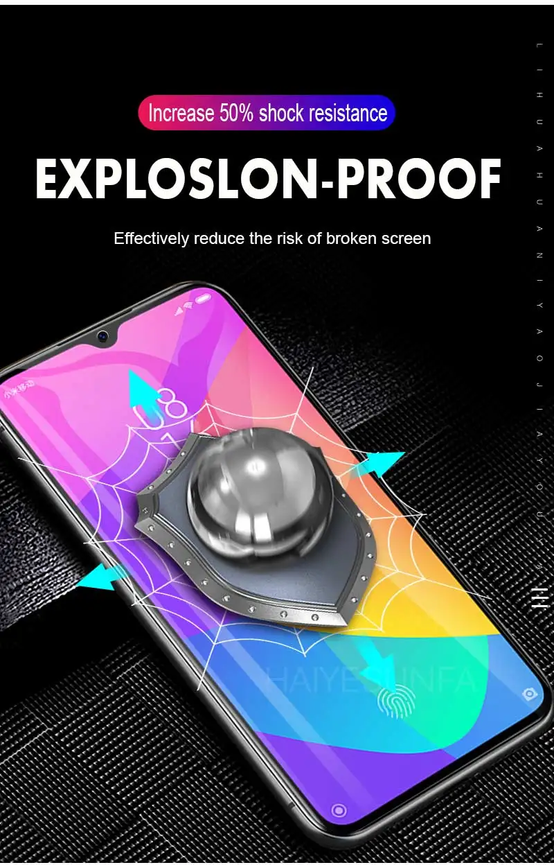 4-1 шт 200D Защитная пленка для Xiaomi mi 9 8 9T Pro CC9 Защитная Гидрогелевая пленка для Xiao mi CC9e A3 Lite 9T пленка без стекла