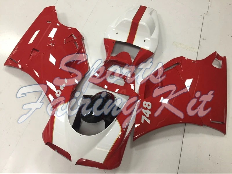 Обтекатель для мотоцикла DUCATI 996 1996 2002 Красный Пластиковый обтекатель 748 2001 Abs 998